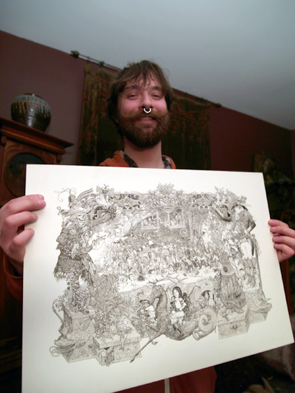 Jeremy Bastian and his larger-than-life imagination.