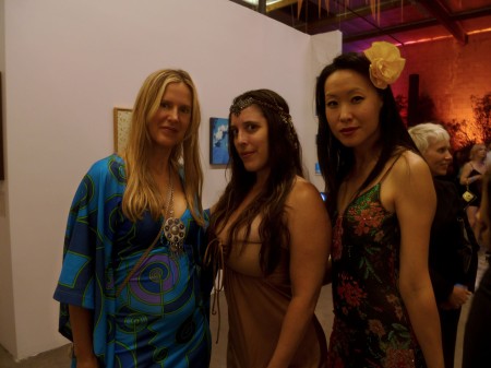 Painter Gail Potocki, fashion designer Giuliana Mayo, and Yee Lam